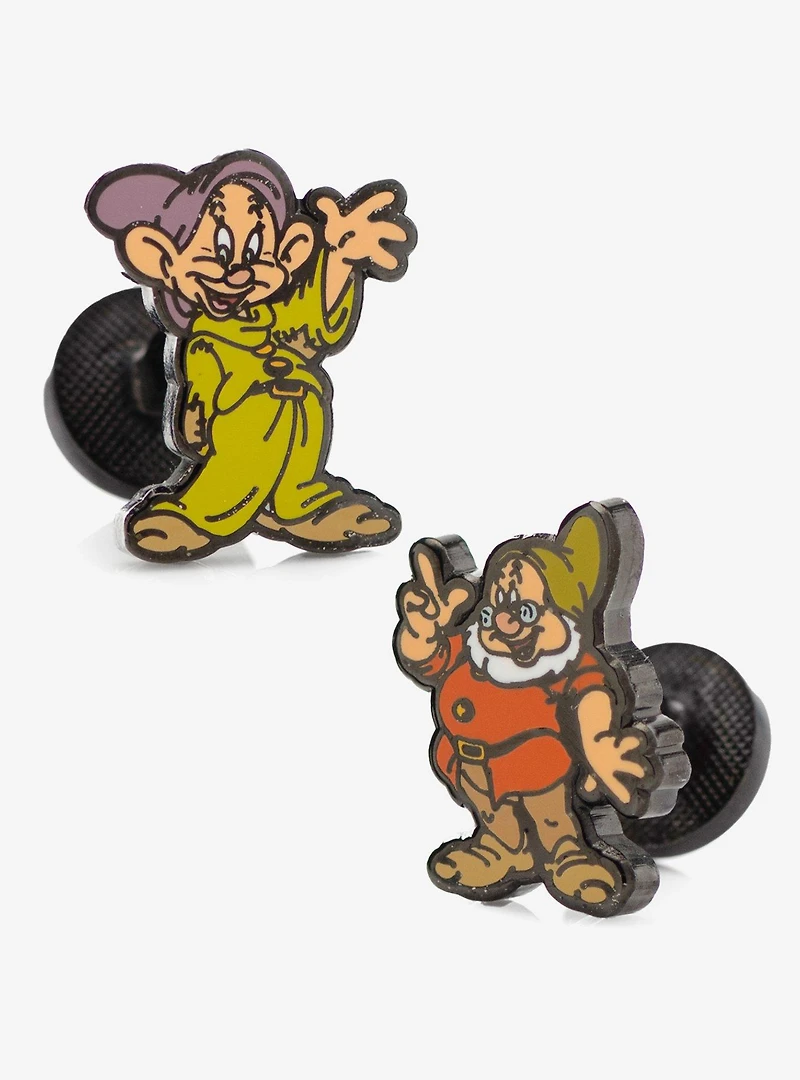 Disney Snow White Dopey & Doc Cufflinks