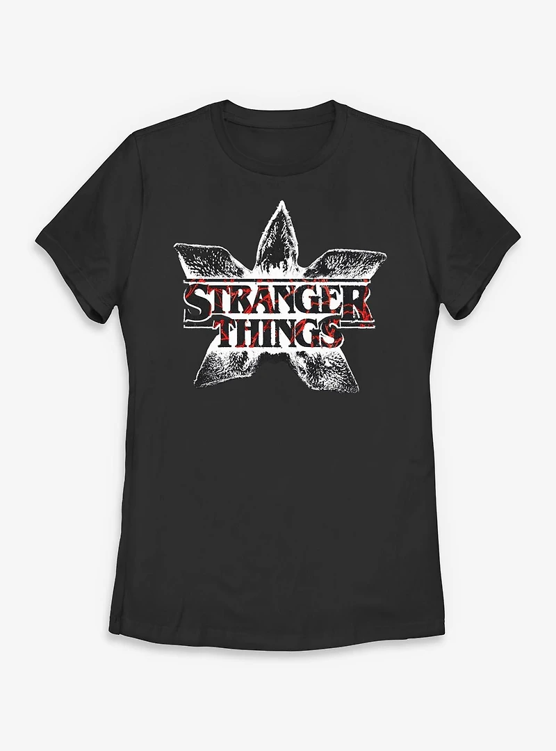 Stranger Things Demogorgon Head Womens T-Shirt