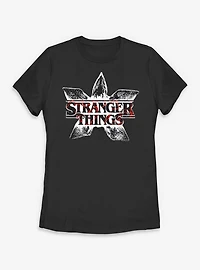 Stranger Things Demogorgon Head Womens T-Shirt