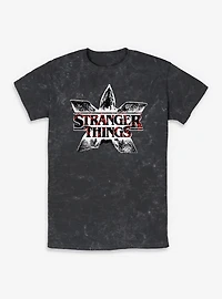 Stranger Things Demogorgon Head Mineral Wash T-Shirt