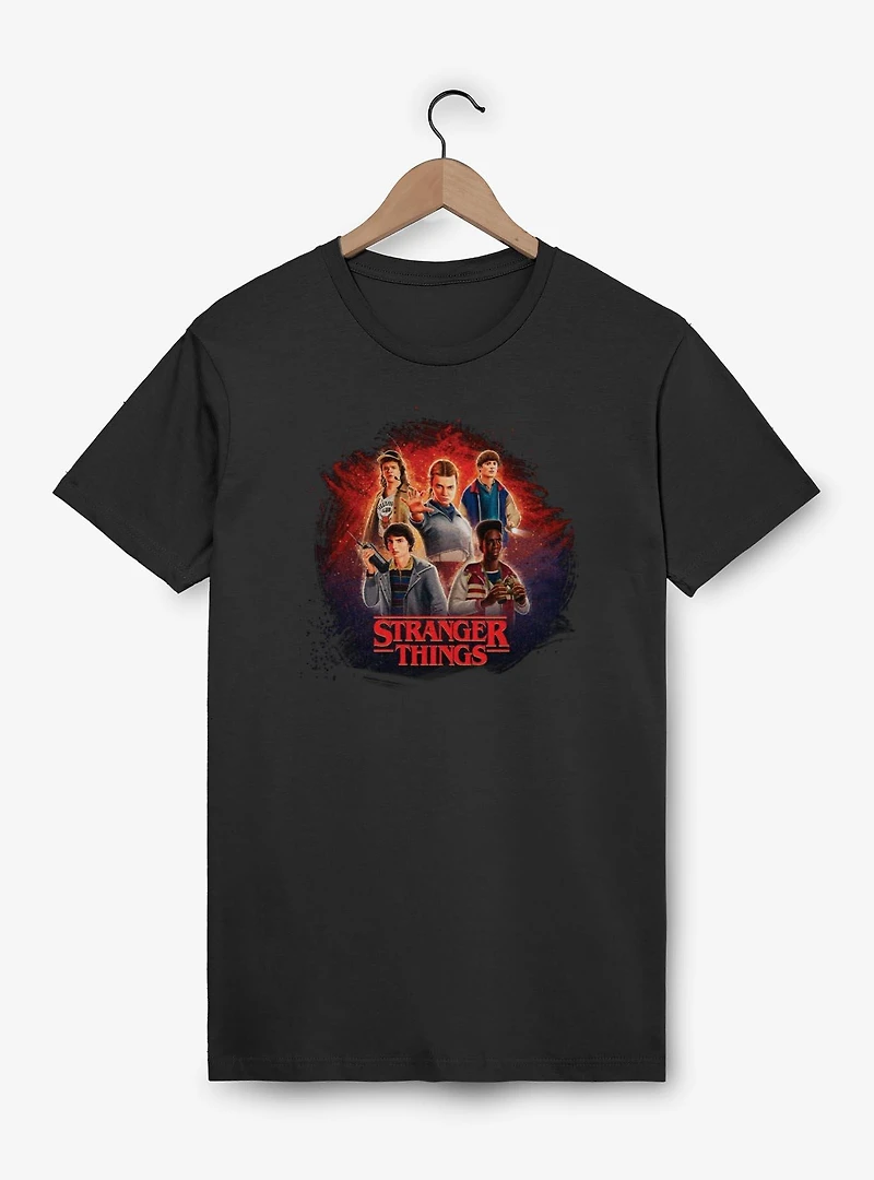 Stranger Things Group Team T-Shirt
