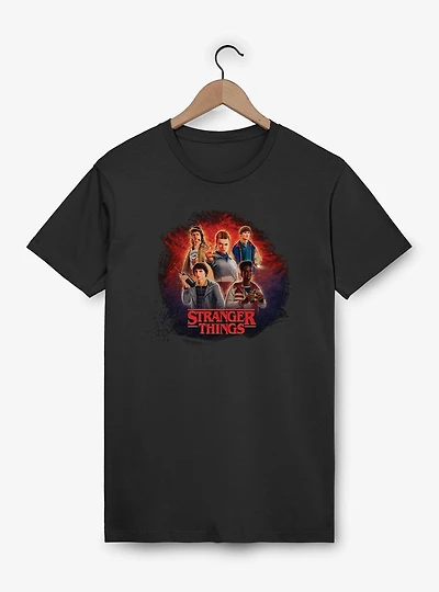 Stranger Things Group Team T-Shirt