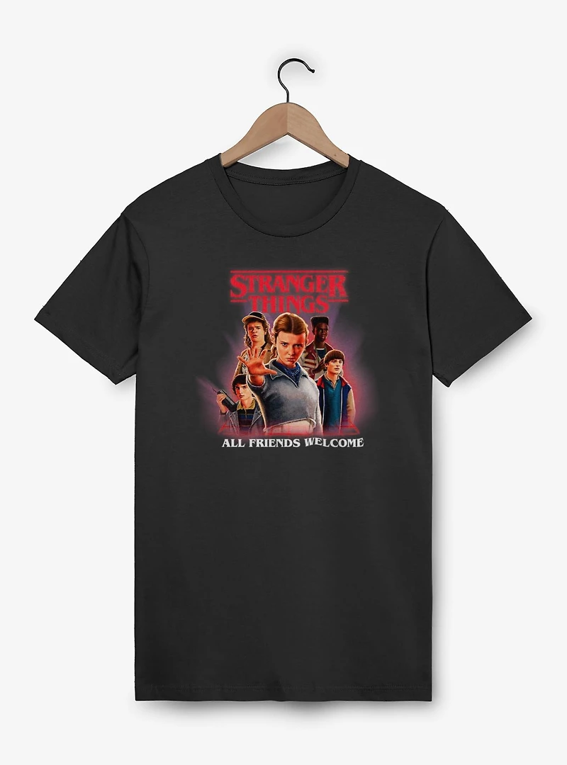 Stranger Things All Friends Welcome T-Shirt