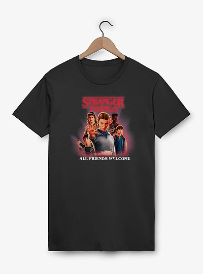 Stranger Things All Friends Welcome T-Shirt