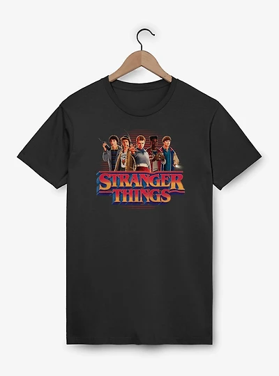 Stranger Things Crew With Logo T-Shirt