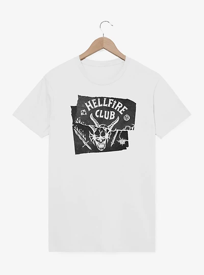 Stranger Things Hellfire Club Torn Sheet T-Shirt