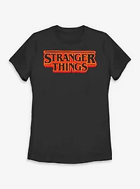 Stranger Things Logo Womens T-Shirt