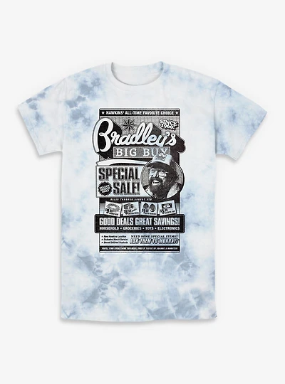 Stranger Things Bradley's Big Buy Tie-Dye T-Shirt