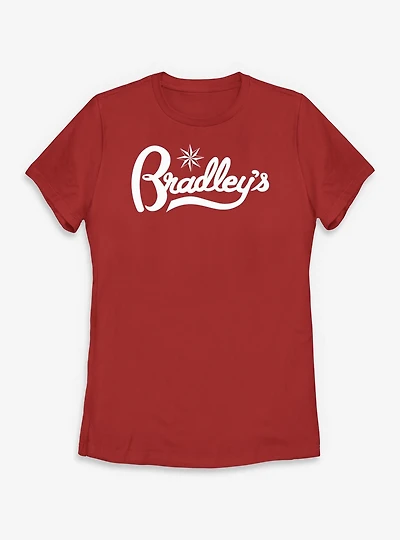 Stranger Things Bradley's Logo Womens T-Shirt