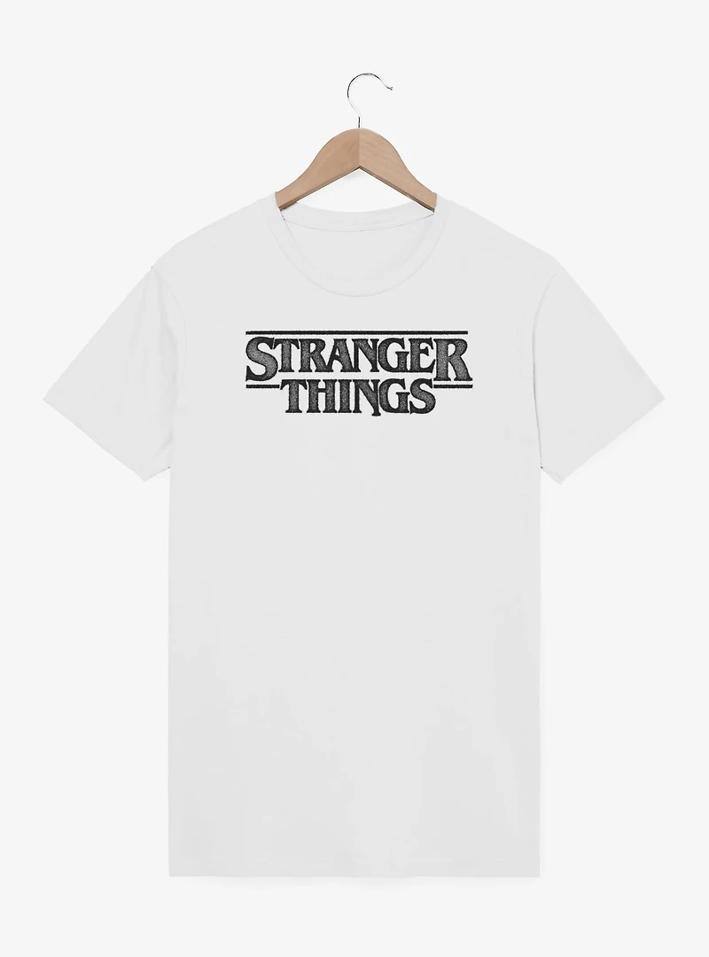 Stranger Things Pointillism Style Logo T-Shirt
