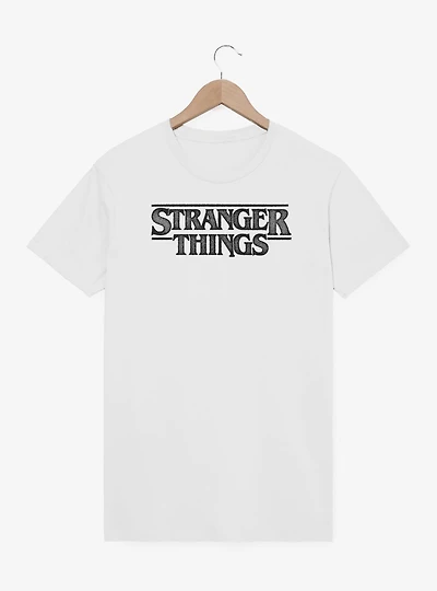 Stranger Things Pointillism Style Logo T-Shirt
