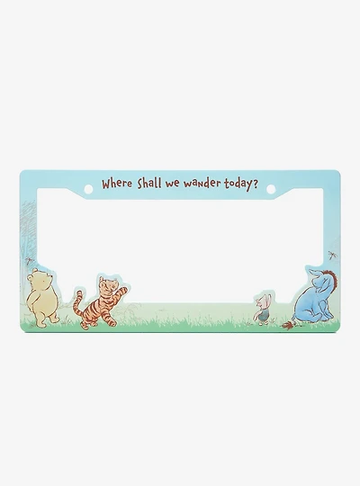 Disney Winnie the Pooh Classic Characters License Plate Frame - BoxLunch Exclusive