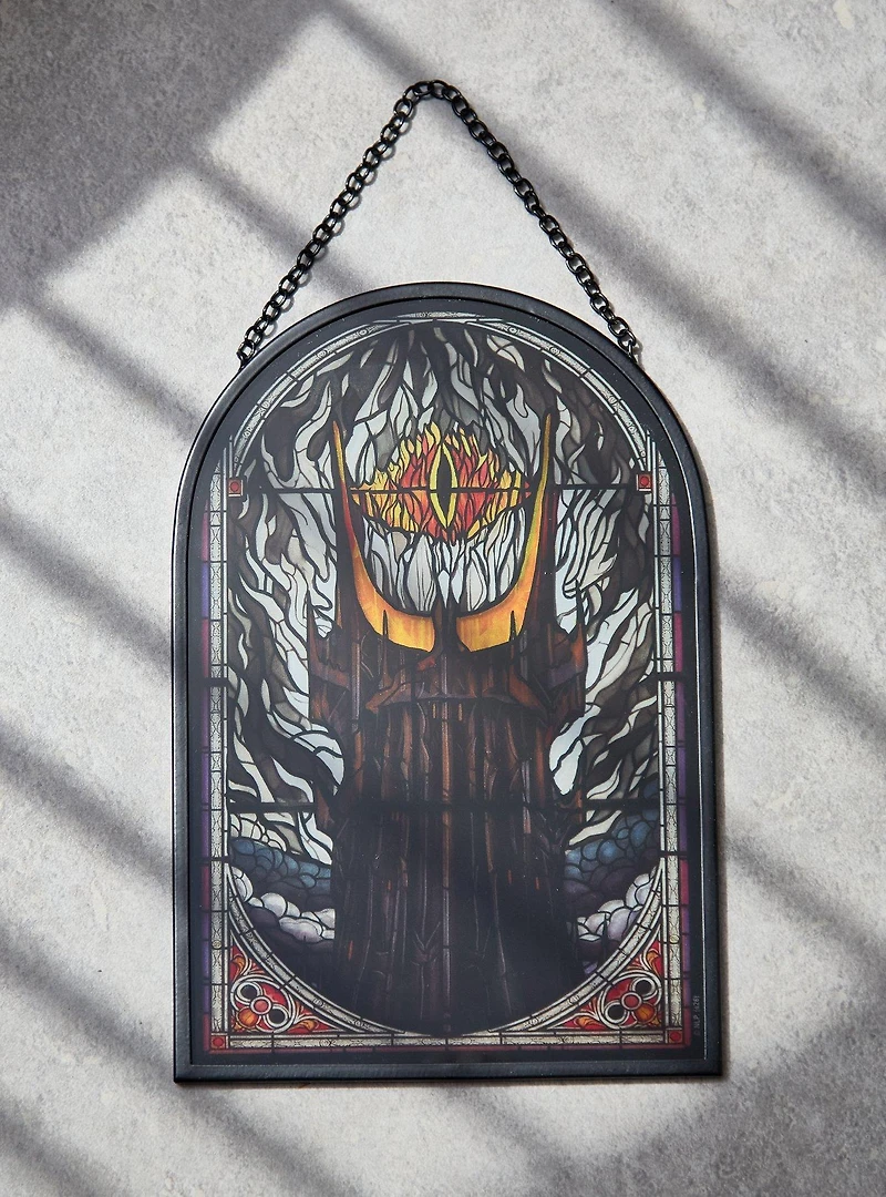 The Lord of The Rings Eye of Sauron Stained Glass Wall Art - BoxLunch Exclusive