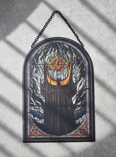 The Lord of The Rings Eye of Sauron Stained Glass Wall Art - BoxLunch Exclusive