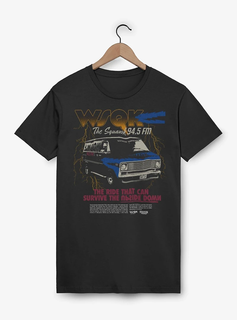 Stranger Things WSQK The Squawk Van T-Shirt BoxLunch Exclusive