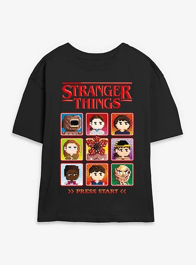 Stranger Things Players Box Womens Skimmer T-Shirt