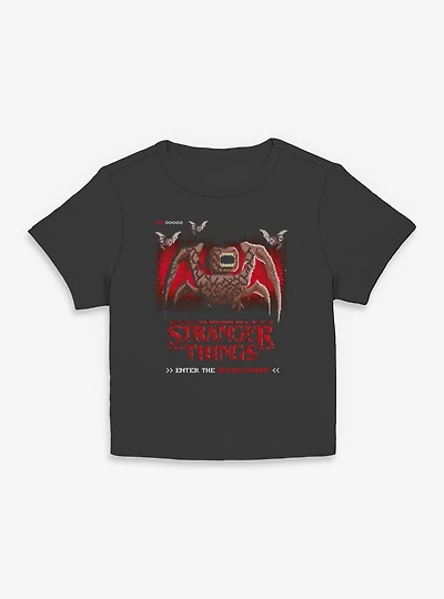 Stranger Things Start Videogame Upside Down Womens Baby T-Shirt