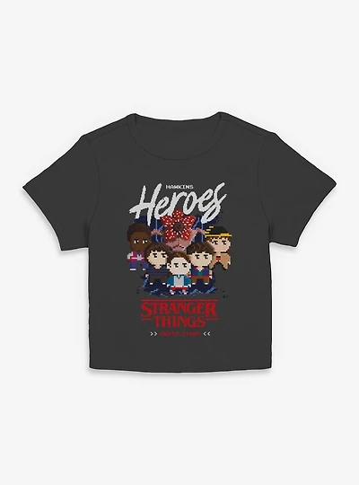 Stranger Things Hawkins Heroes Players Womens Baby T-Shirt