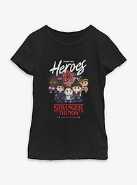 Stranger Things Hawkins Heroes Players Youth Girls T-Shirt