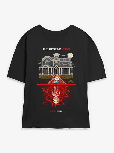 Stranger Things Max Vecna The Upside Down Womens Skimmer T-Shirt