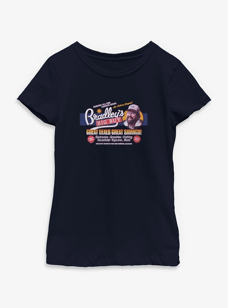 Stranger Things Bradley's Big Buy Great Deals Youth Girls T-Shirt
