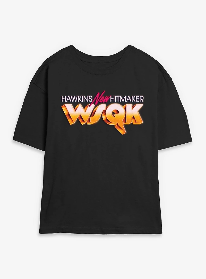 Stranger Things Hawkins Hitmaker Retro Womens Skimmer T-Shirt