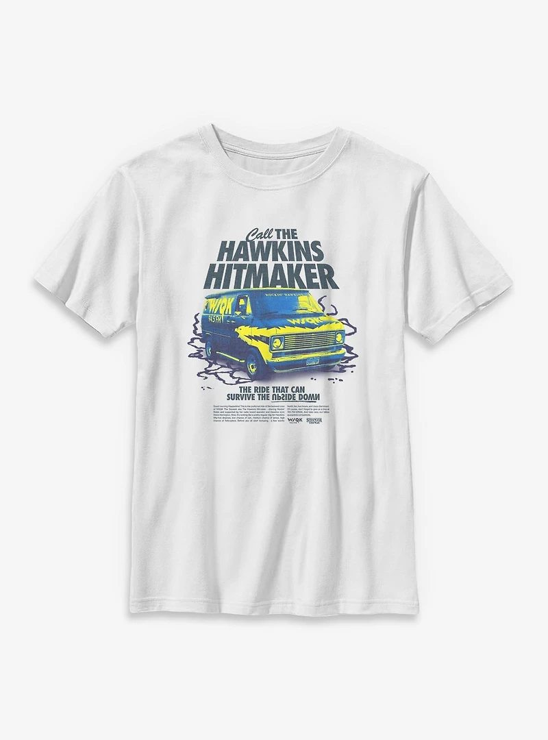 Stranger Things Call The Hawkins Hitmaker Youth T-Shirt