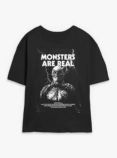 Stranger Things Vecna Monsters Are Real Womens Skimmer T-Shirt