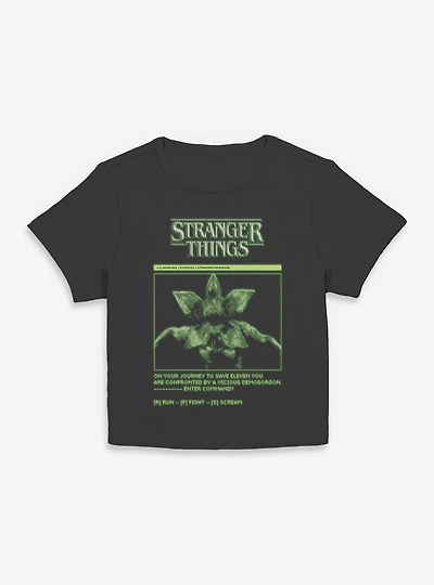 Stranger Things Demogorgon Game Journey Womens Baby T-Shirt