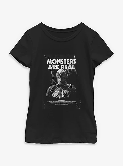 Stranger Things Vecna Monsters Are Real Youth Girls T-Shirt