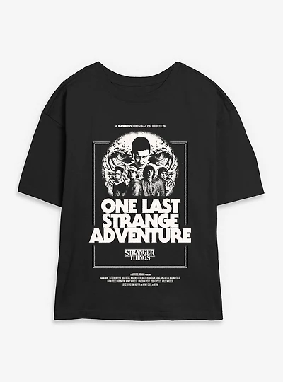 Stranger Things One Last Strange Adventure Womens Skimmer T-Shirt