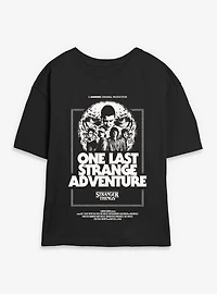 Stranger Things One Last Strange Adventure Womens Skimmer T-Shirt