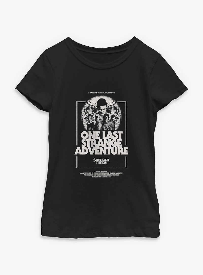 Stranger Things One Last Strange Adventure Youth Girls T-Shirt