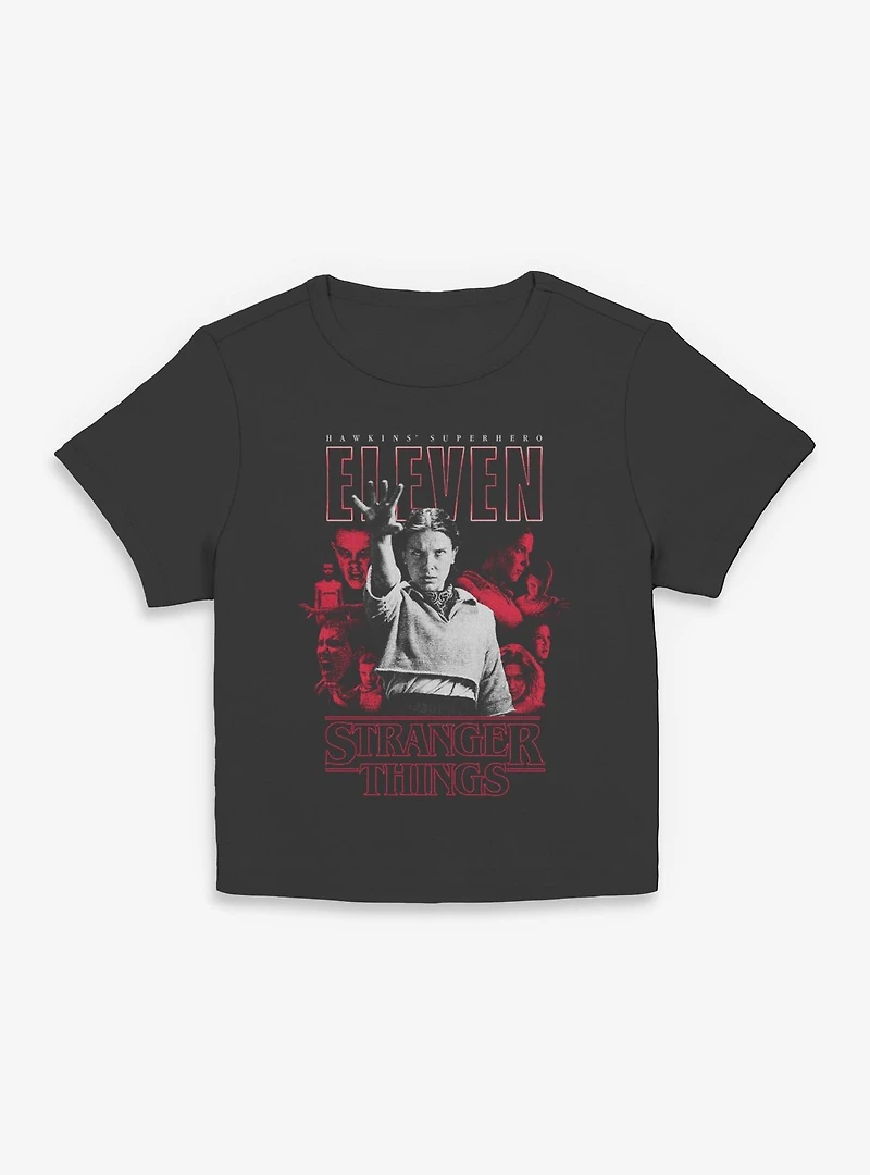 Stranger Things Eleven Superhero Womens Baby T-Shirt
