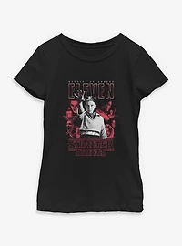 Stranger Things Eleven Superhero Youth Girls T-Shirt