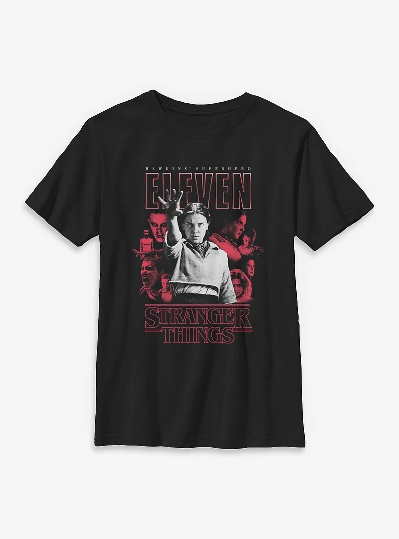 Stranger Things Eleven Superhero Youth T-Shirt