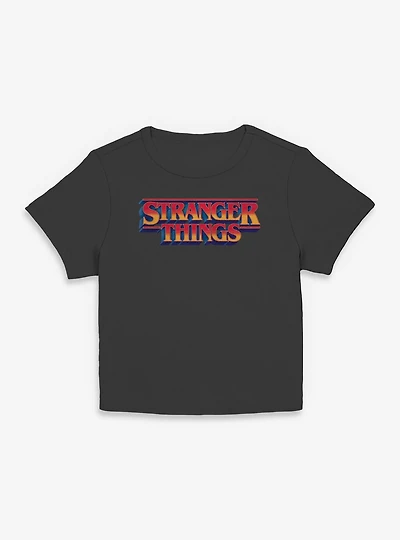 Stranger Things Gradient Logo Womens Baby T-Shirt