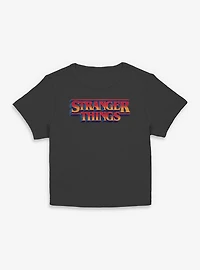 Stranger Things Gradient Logo Womens Baby T-Shirt