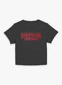 Stranger Things Logo Womens Baby T-Shirt