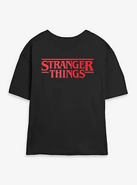 Stranger Things Logo Womens Skimmer T-Shirt