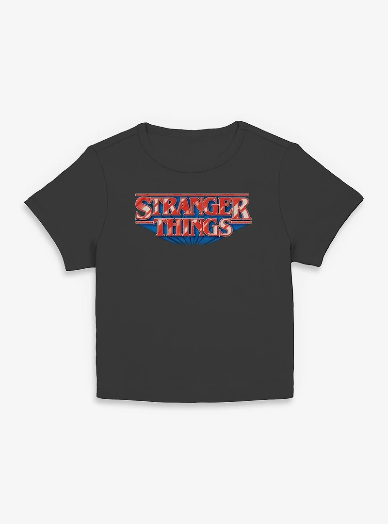 Stranger Things Glossy Logo Womens Baby T-Shirt