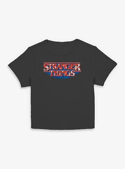 Stranger Things Glossy Logo Womens Baby T-Shirt
