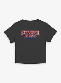 Stranger Things Glossy Logo Womens Baby T-Shirt