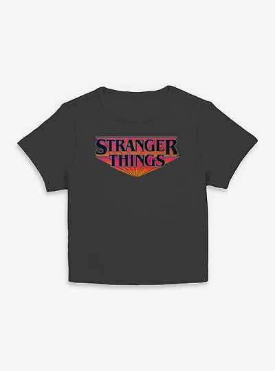 Stranger Things Retro Logo Womens Baby T-Shirt