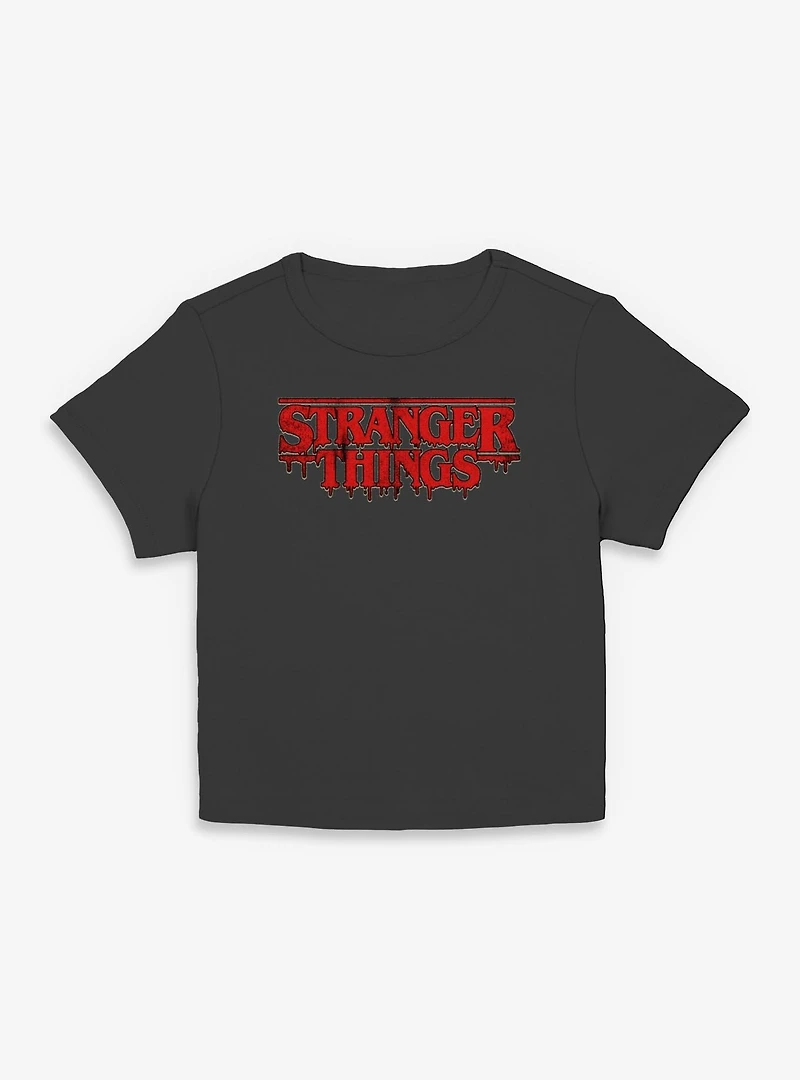 Stranger Things Blood Logo Womens Baby T-Shirt