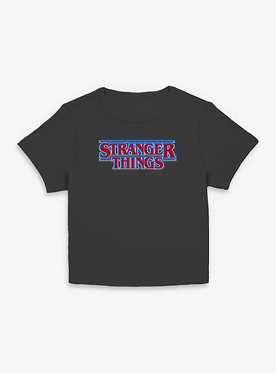 Stranger Things Glow Logo Womens Baby T-Shirt
