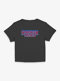 Stranger Things Glow Logo Womens Baby T-Shirt