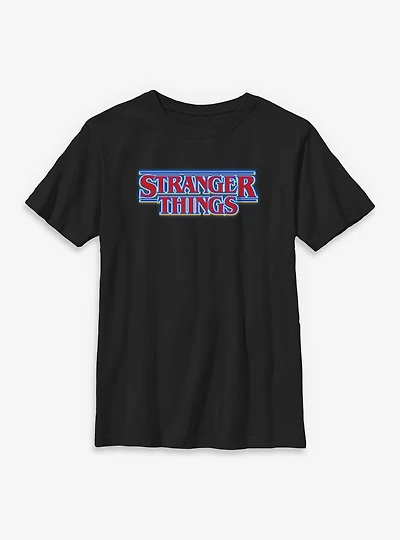 Stranger Things Glow Logo Youth T-Shirt