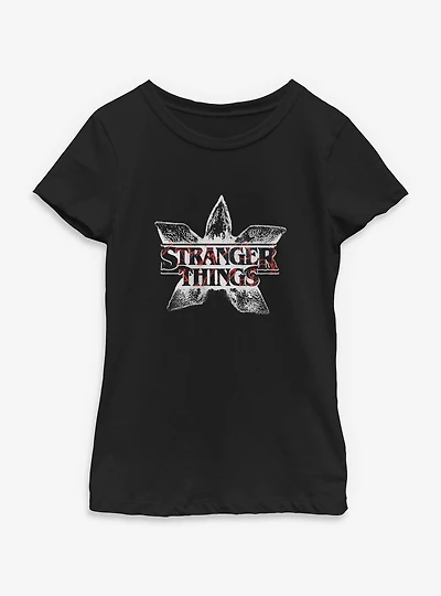 Stranger Things Demogorgon Head Youth Girls T-Shirt