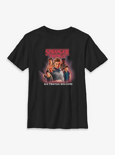 Stranger Things All Friends Welcome Youth T-Shirt